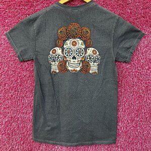 Modelo Cerveza Sugar Skull Promo Graphic Design T-Shirt Small